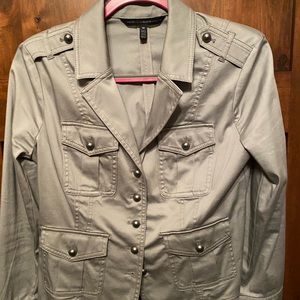 White House- Black Market. Size 10. Pretty gray jacket